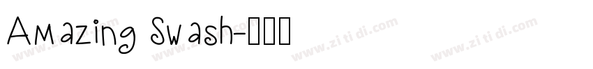 Amazing Swash字体转换